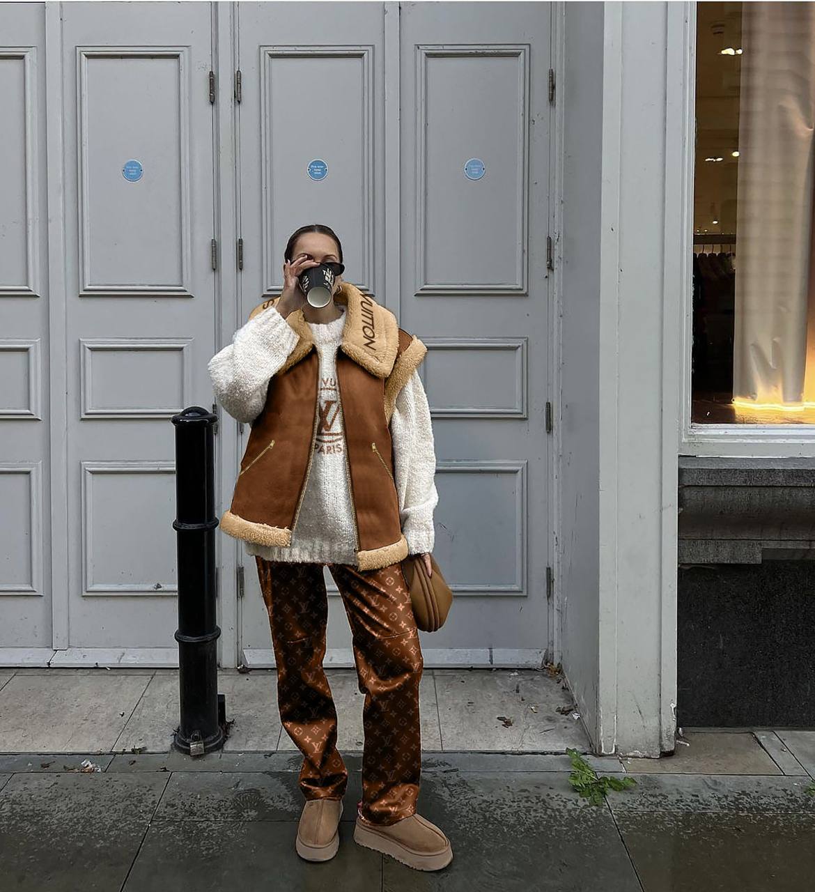 Louis Vuitton Yaka Nakışlı Yelek