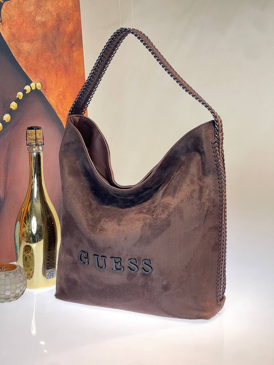 Guess Deri Suvet Çanta