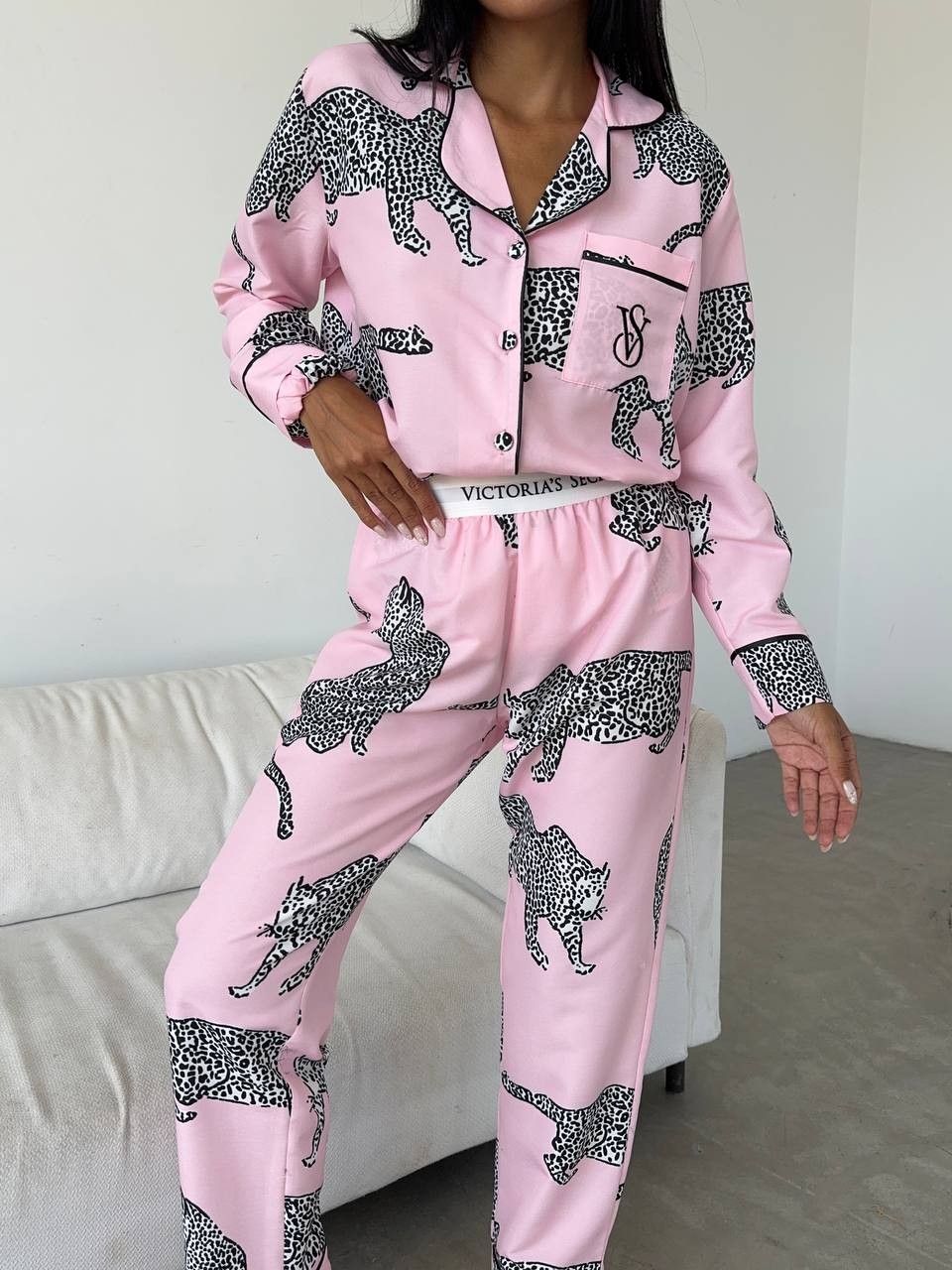 Victoria’s Secret Kaplan Desenli Pijama Takımı