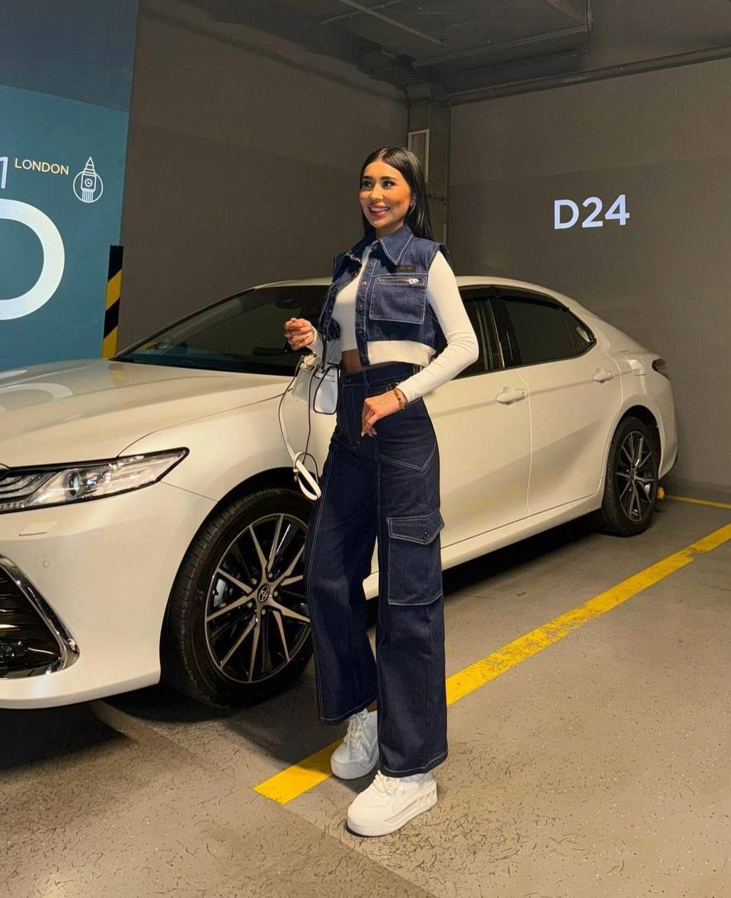 İthal Dior  Kot Detaylı Spor Set Takım