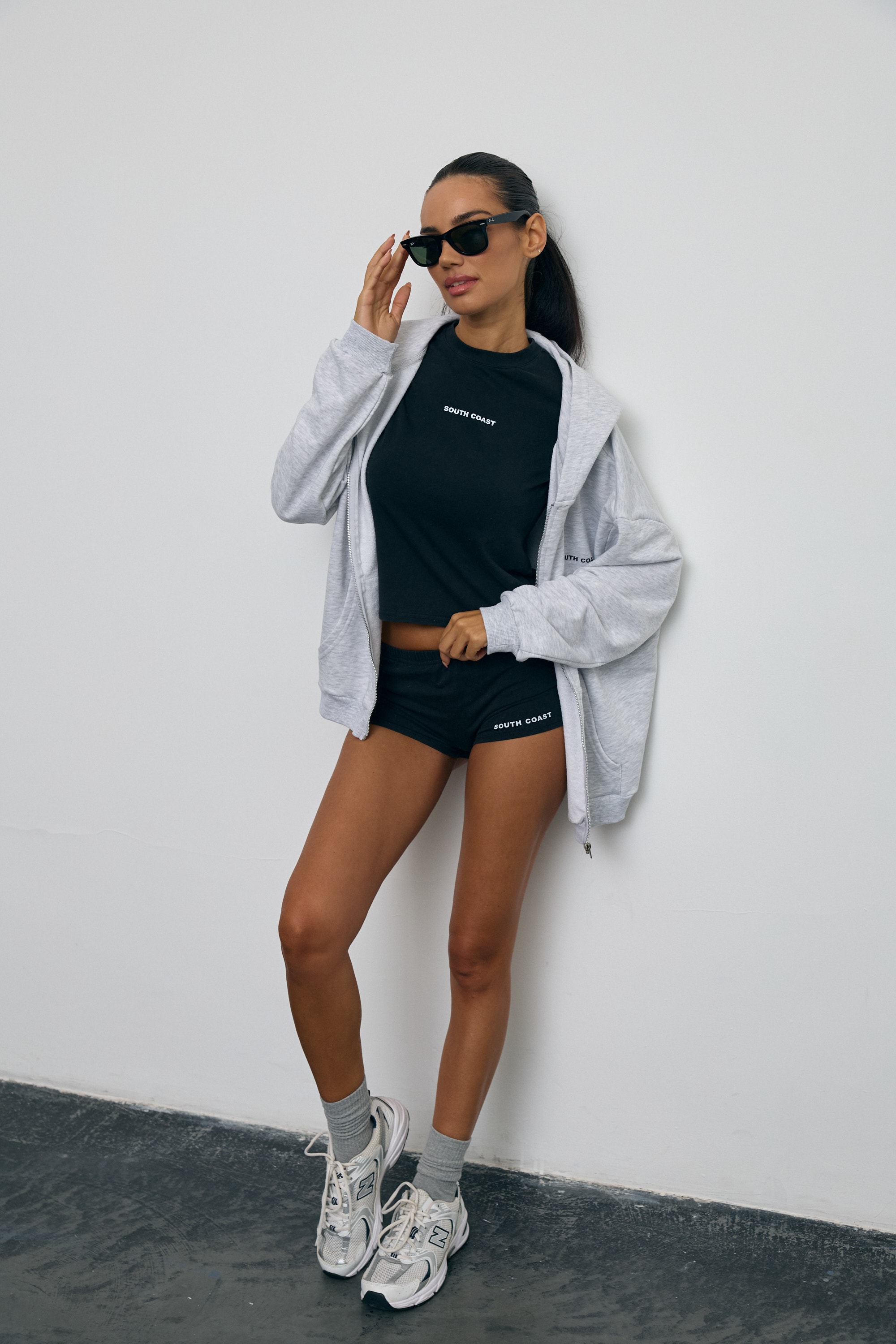 Melanj Sth Fermuarlı Hoodie