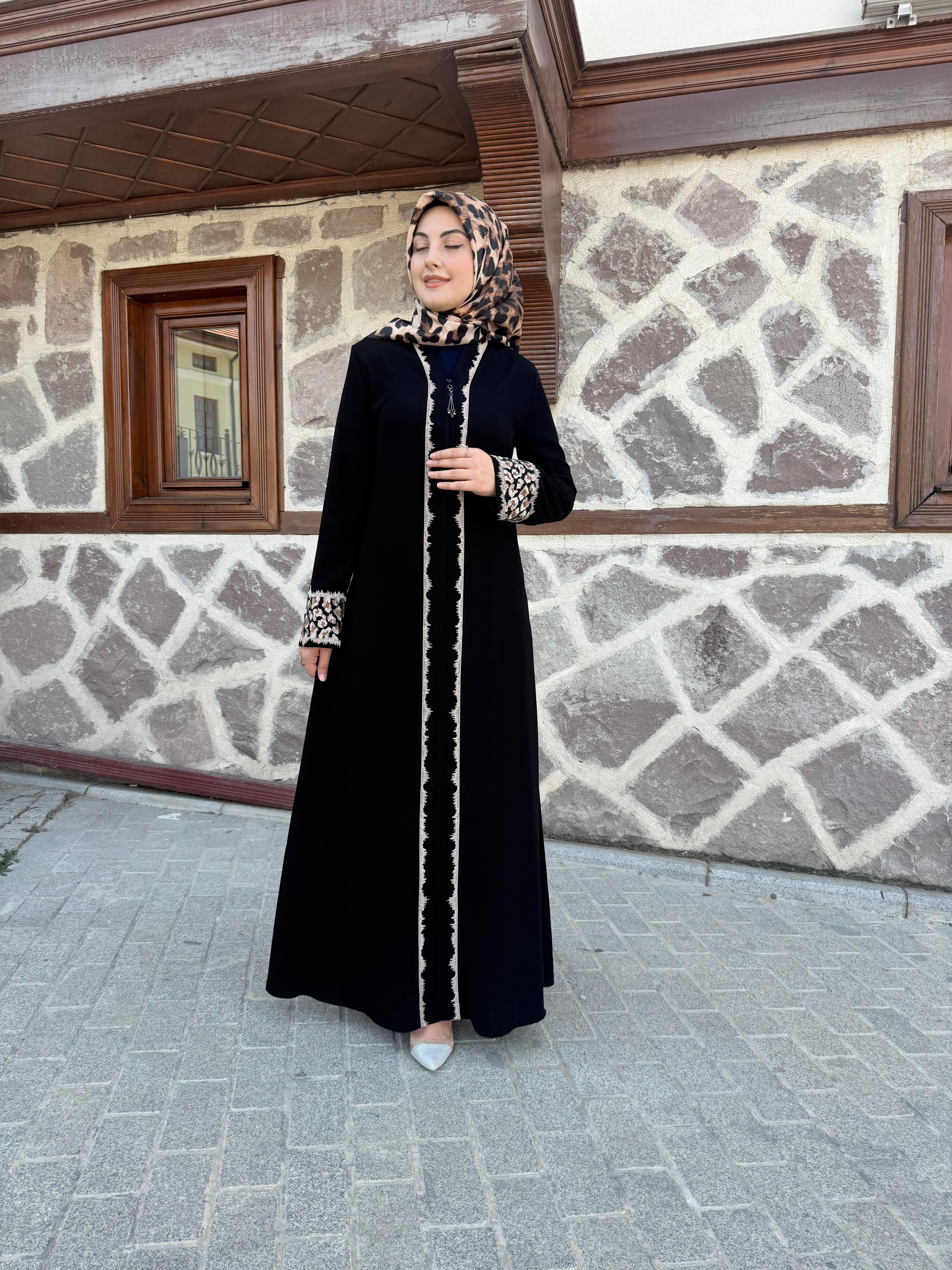 Rabia kumaş merve ferace