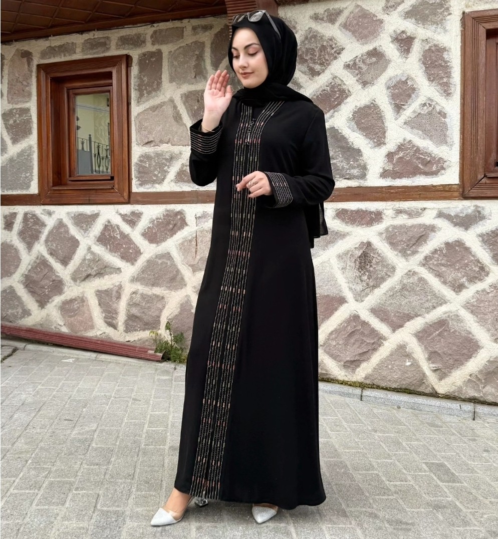 Firuze yazlik ince kumaş feracemiz 