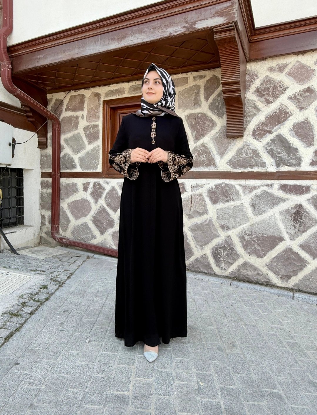 Nakış işleme ihram ferace 