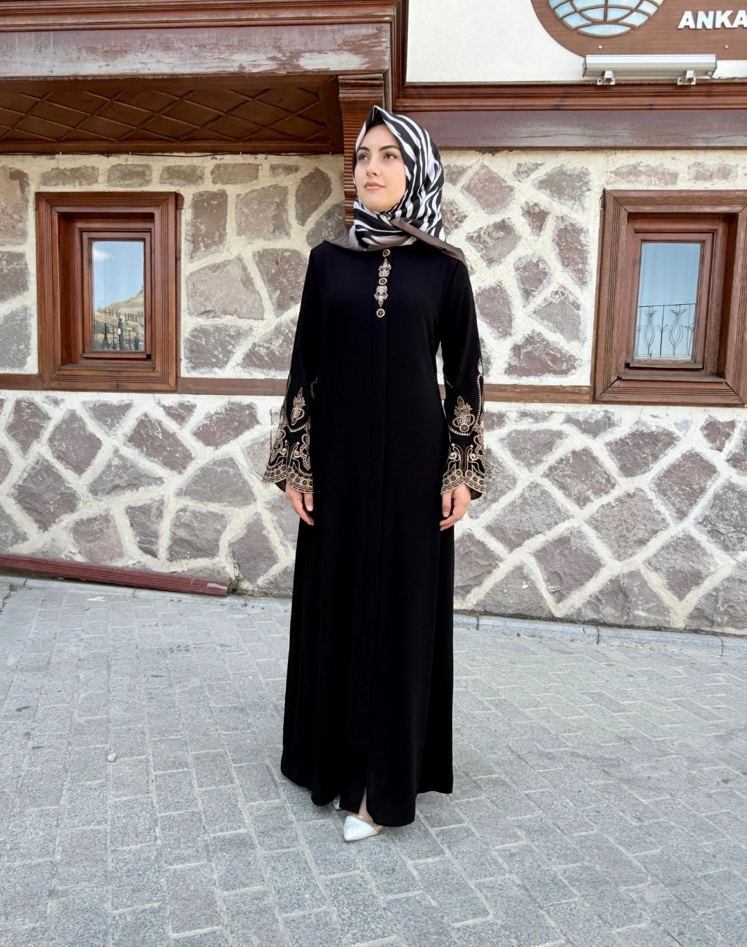 Nakış işleme ihram ferace 