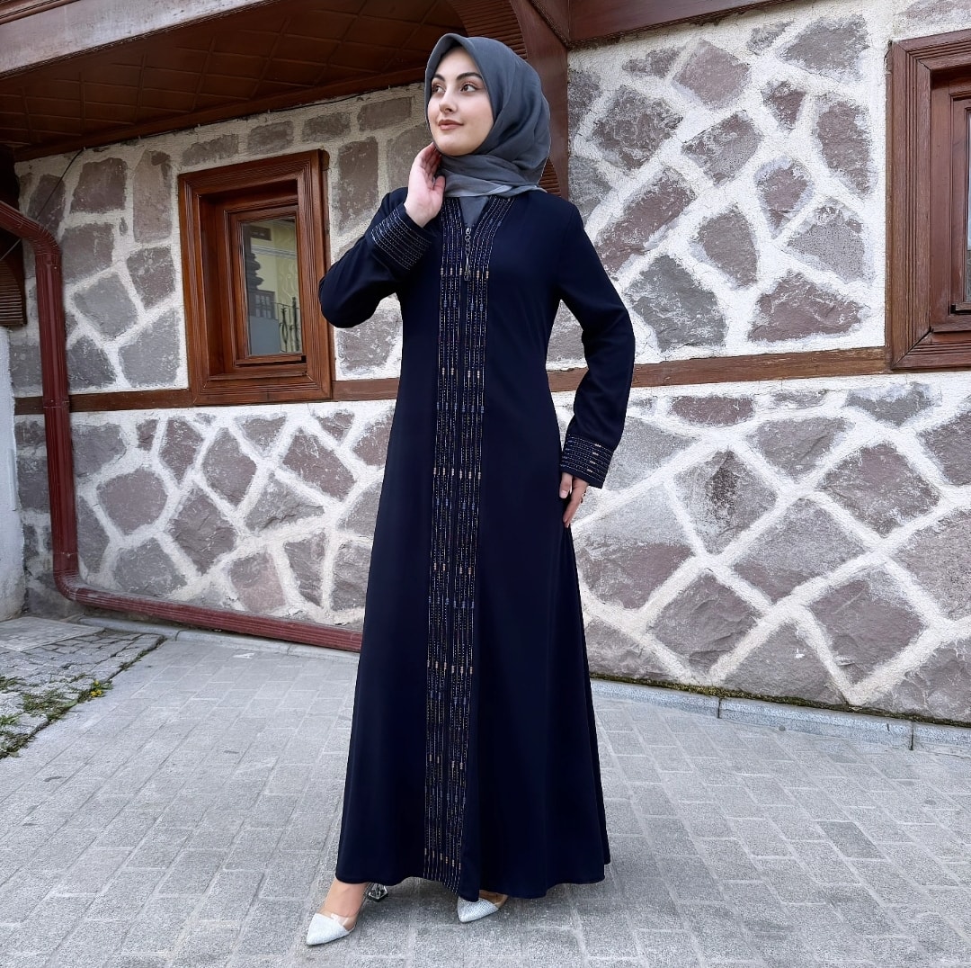 Firuze yazlik ince kumaş feracemiz 