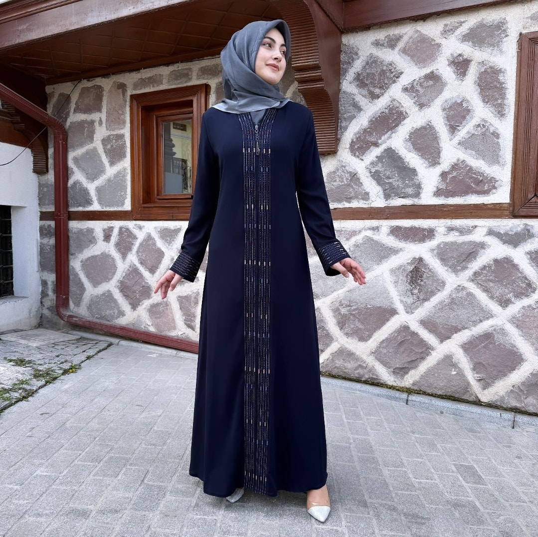 Firuze yazlik ince kumaş feracemiz 