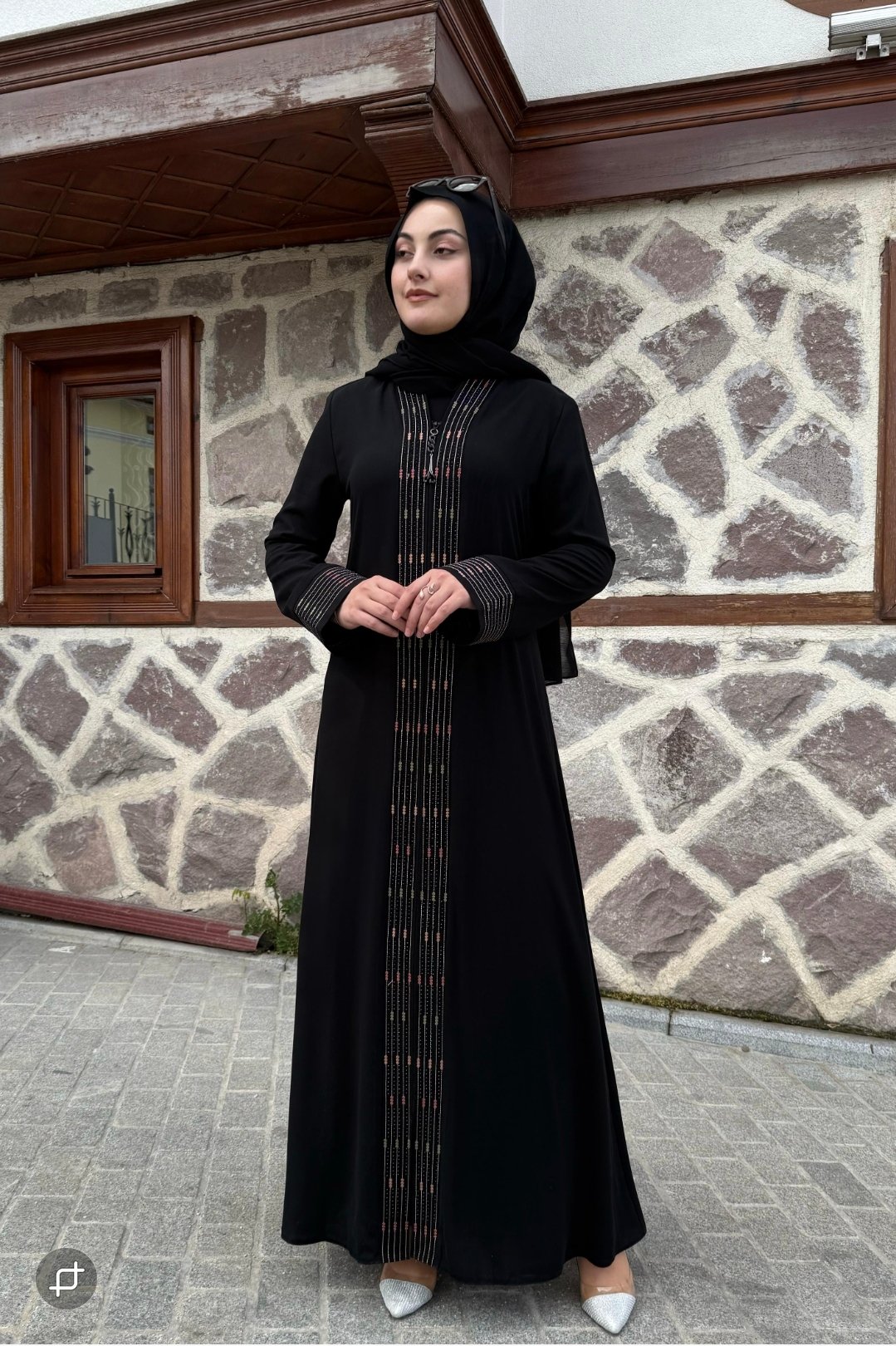 Firuze yazlik ince kumaş feracemiz 