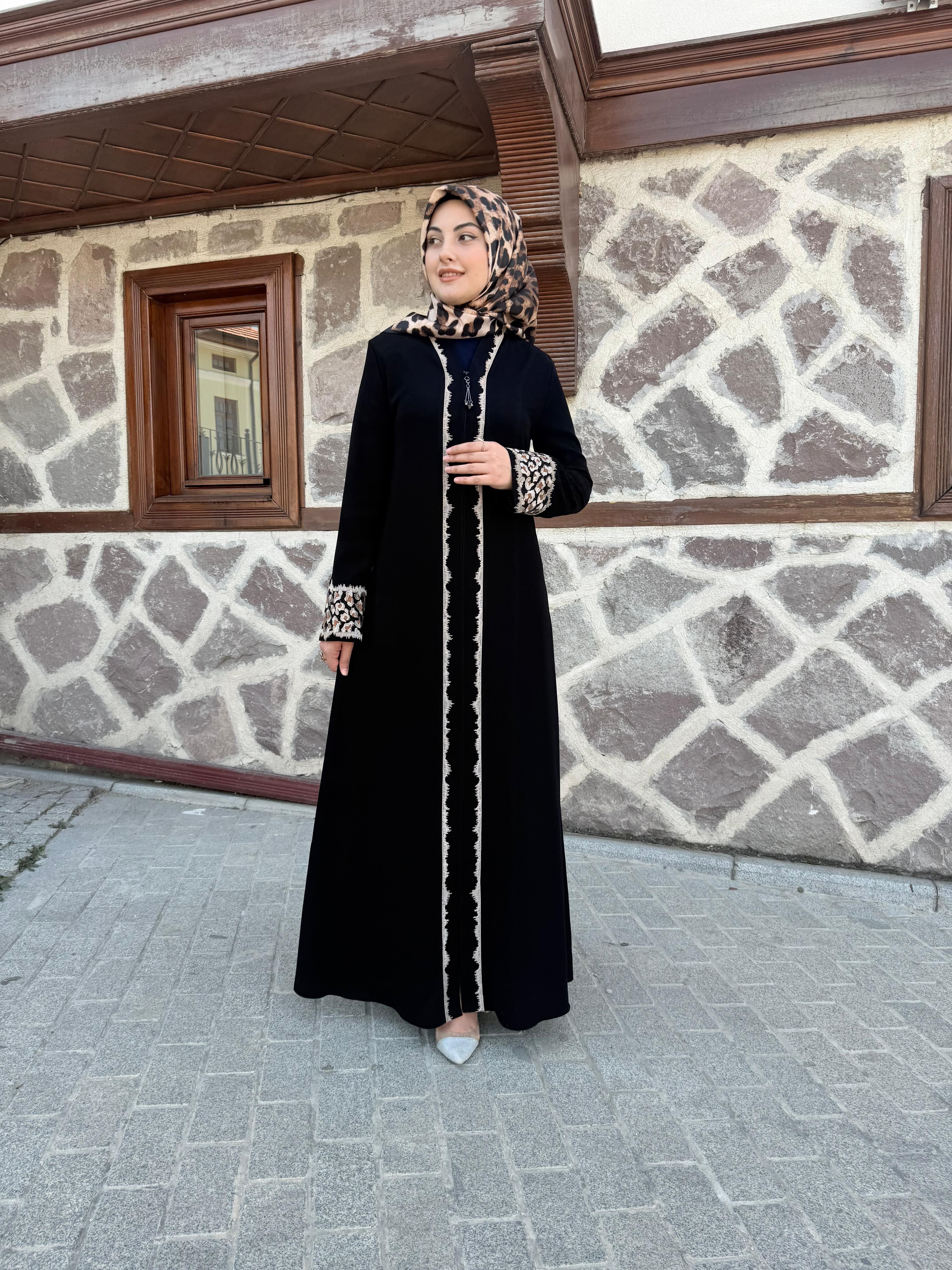 Rabia kumaş merve ferace