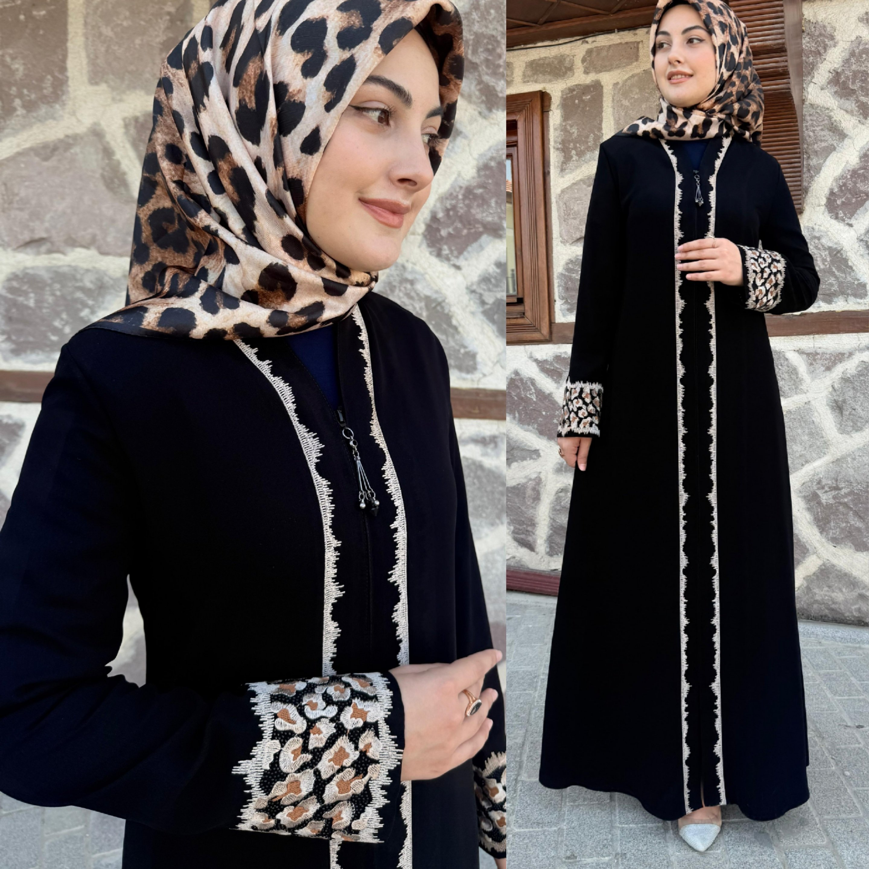 Rabia kumaş merve ferace