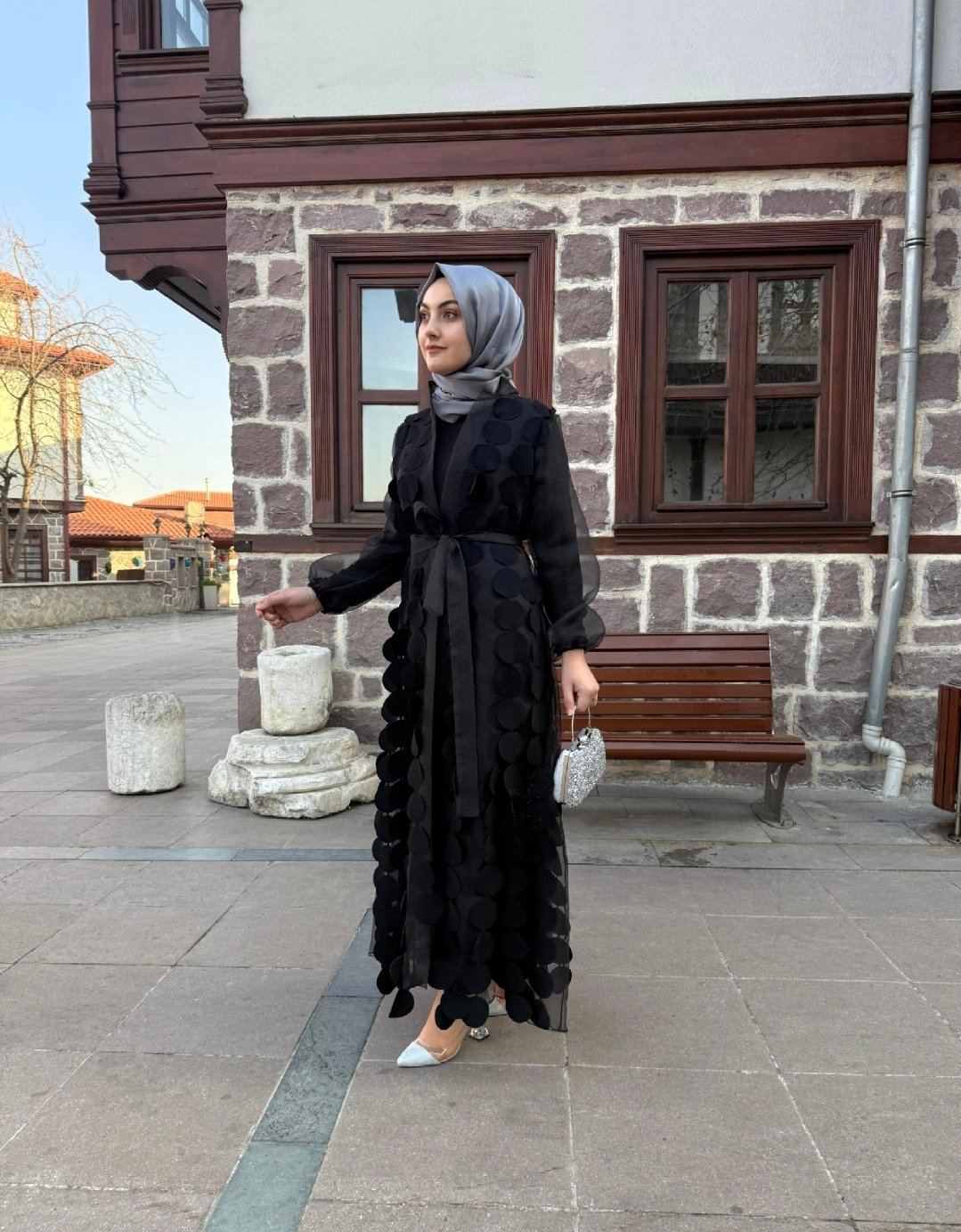 Siyah abaya takimimiz 