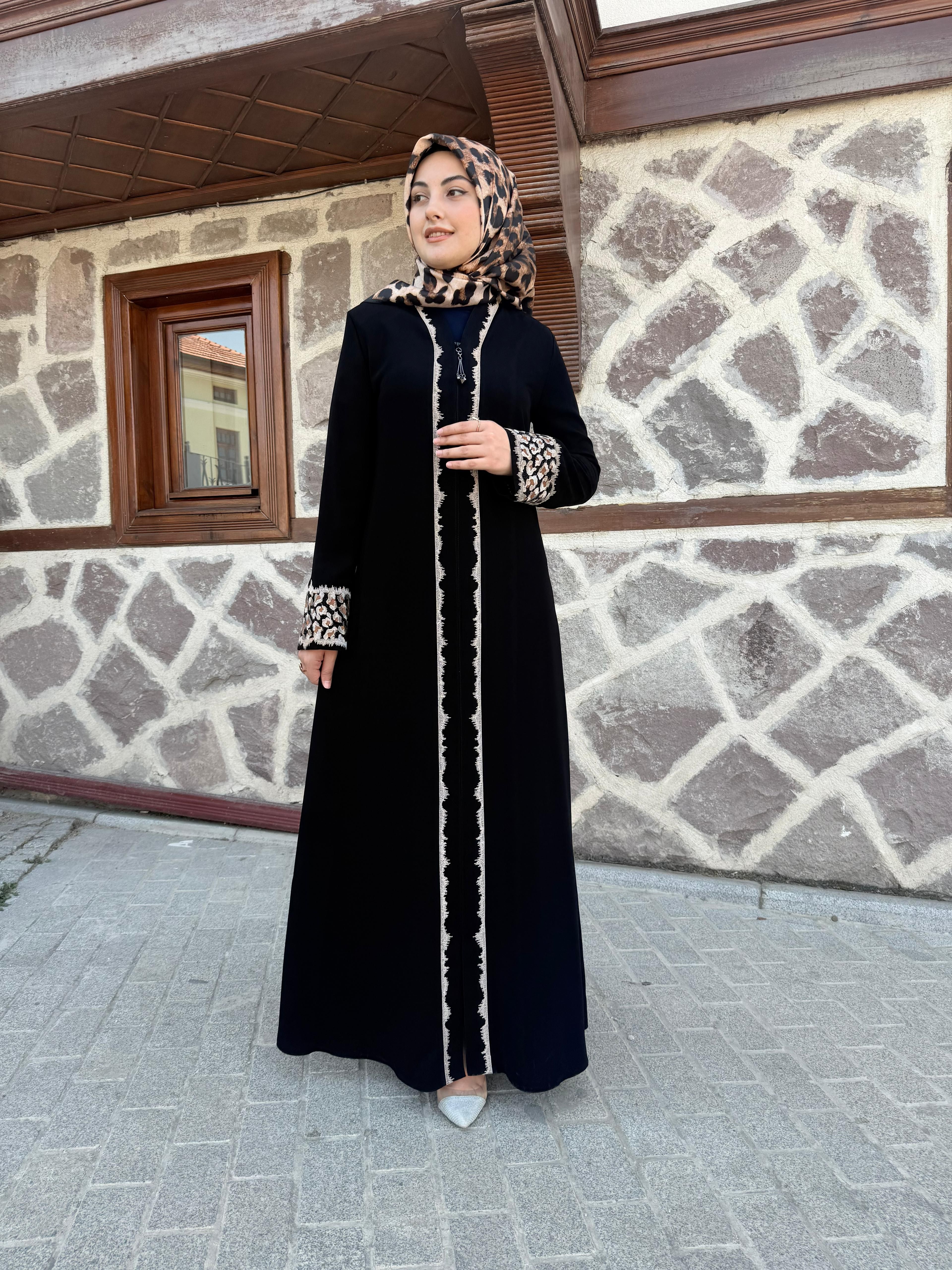 Rabia kumaş merve ferace