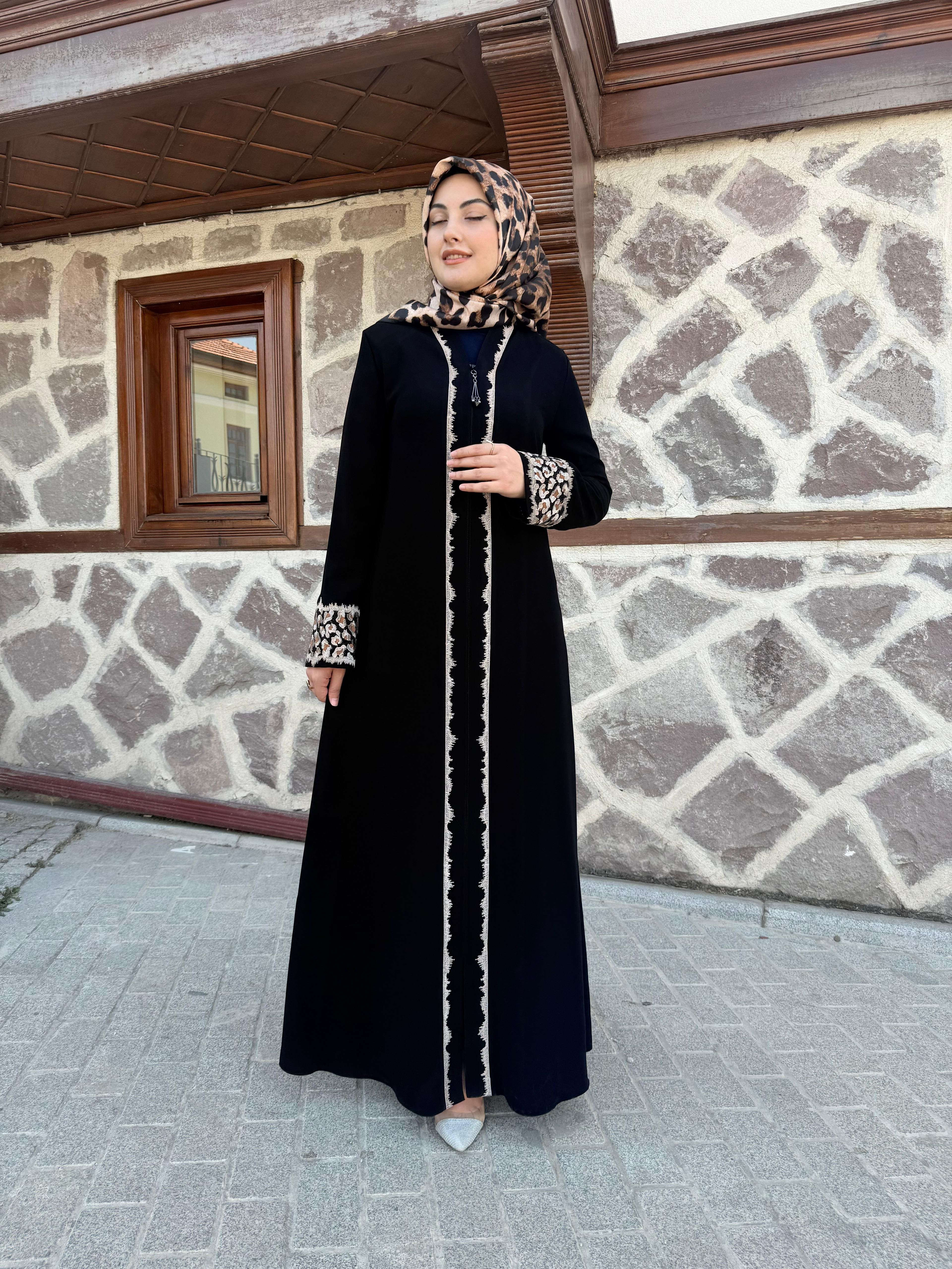 Rabia kumaş merve ferace