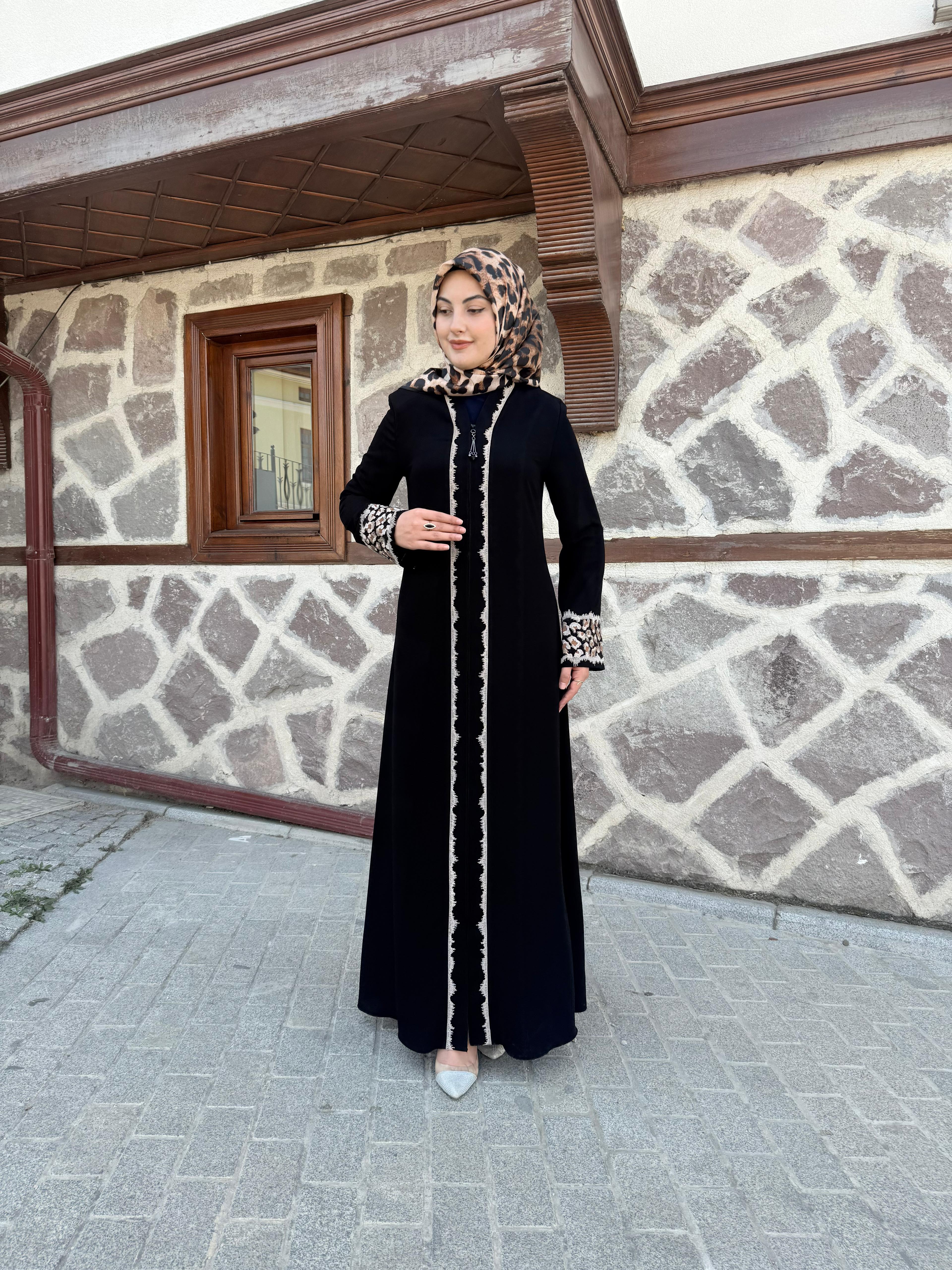 Rabia kumaş merve ferace