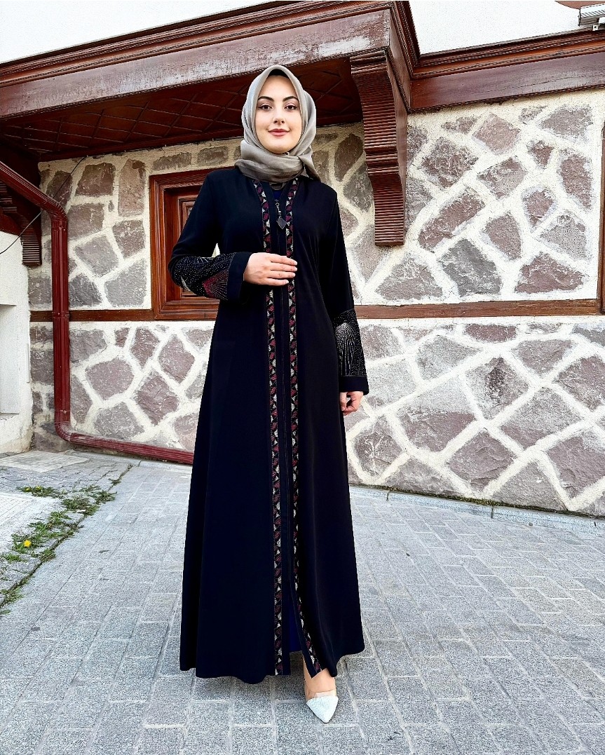 Nakış işleme yazlık yakamoz feracemiz 