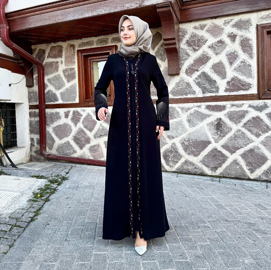 Nakış işleme yazlık yakamoz feracemiz 