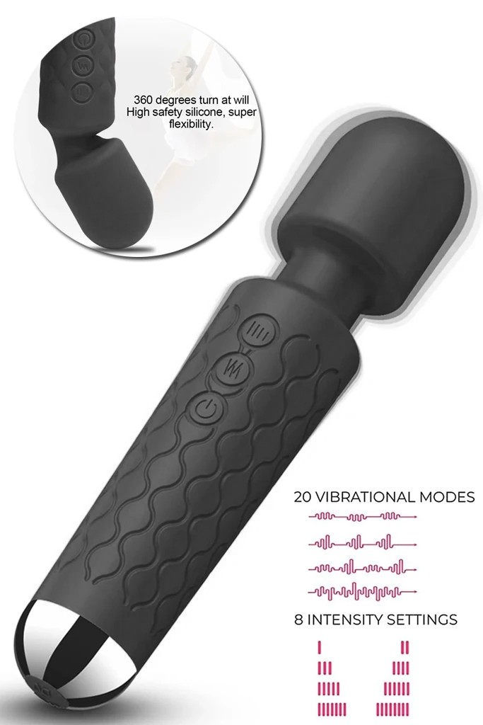 Libido HOT Şarjlı Masaj Vibratörü - Siyah