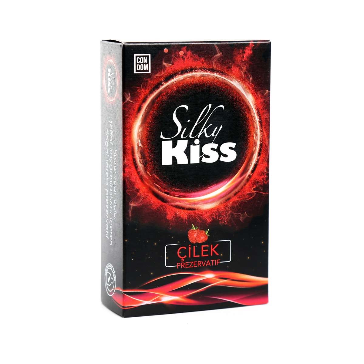 Silky Kiss Çilek Kokulu 12'li Prezervatif