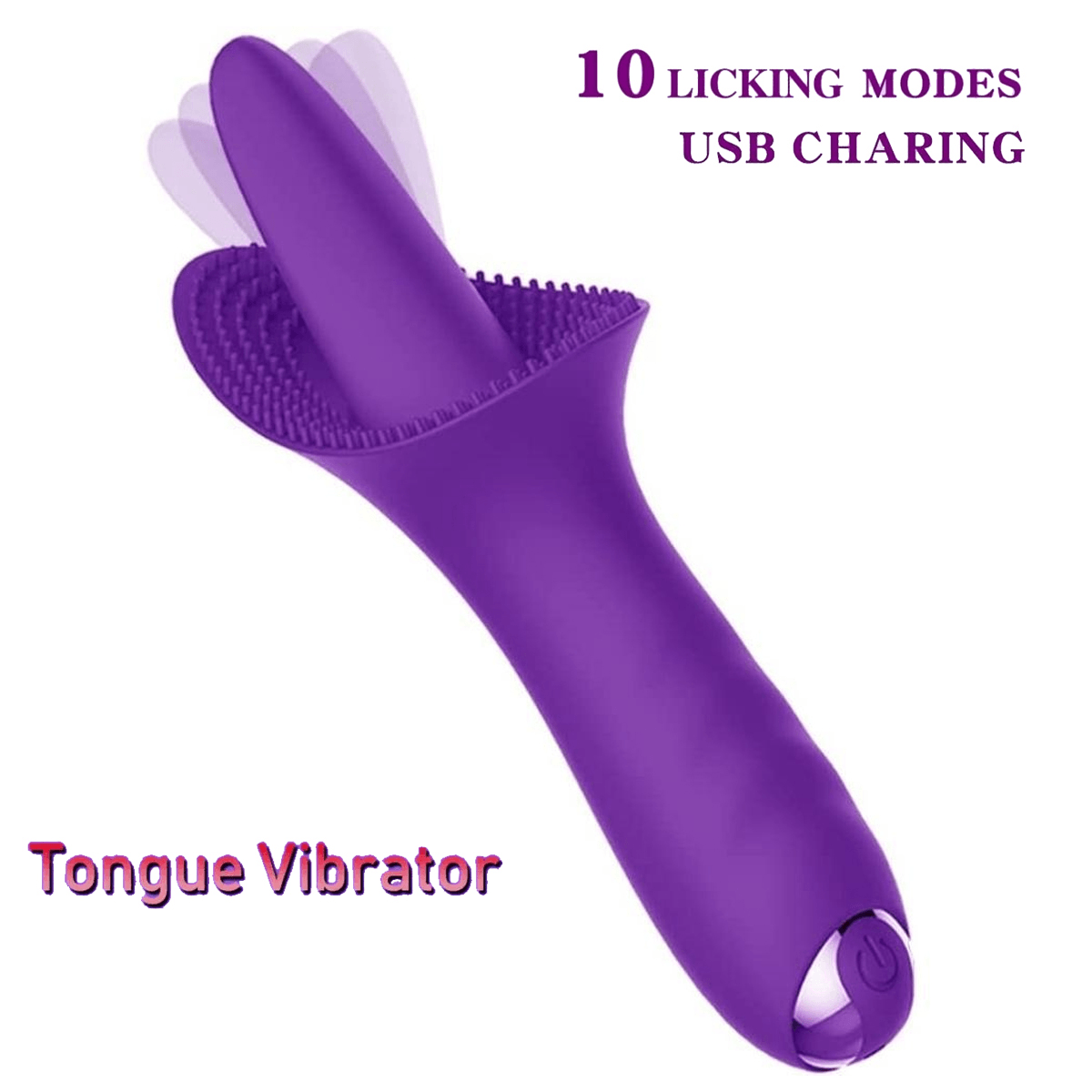 TONGUE Şarjlı Vibratör 14.5cm - Mor