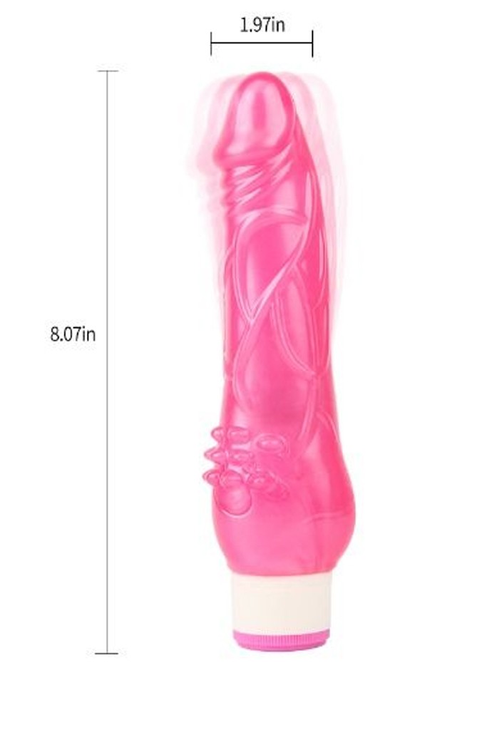 Yumuşak Jel Vibratör 20 cm