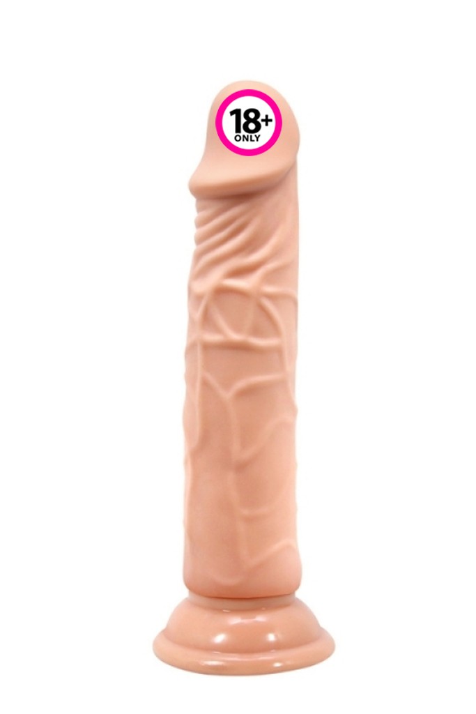 Barbara 8.3 İnç Kadife Dokulu Dildo