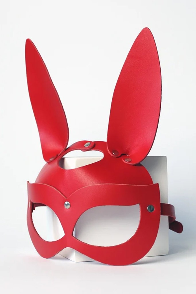 Bunny Fantezi Maske Kırmızı 
