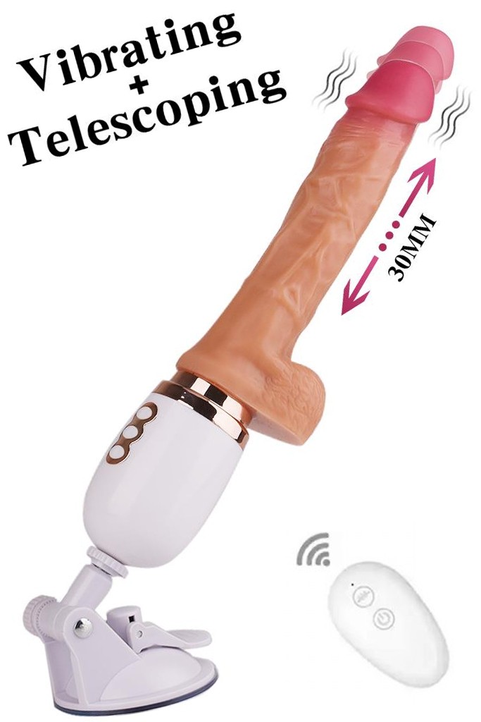 Uzaktan Kumandalı İleri Geri Hareketli Titreşimli Sex Makinesi