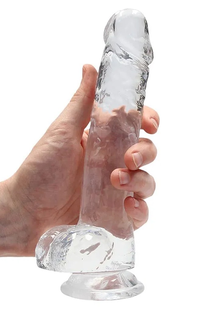 Şeffaf Realistik Dildo 23 cm