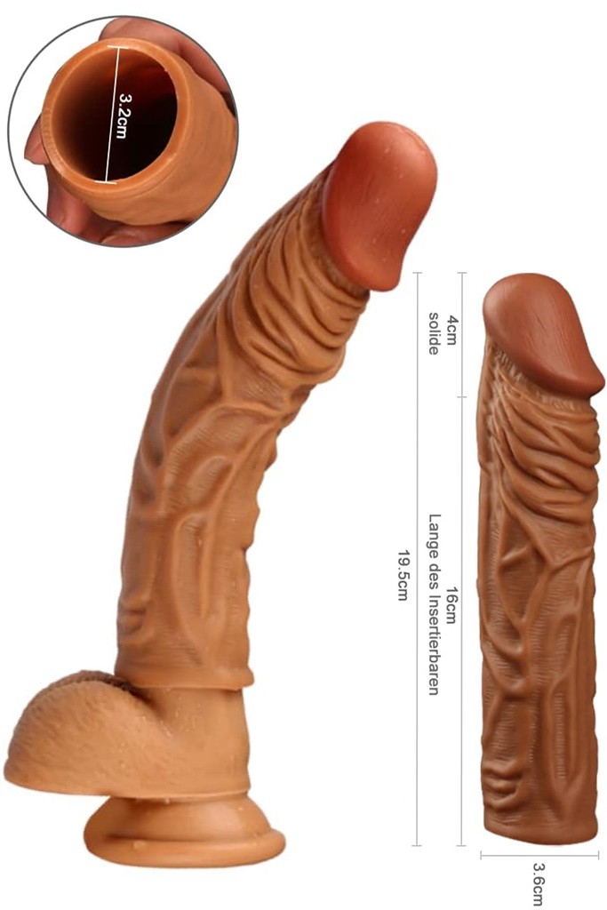 Uzatmalı Penis Kılıfı 19.5 cm