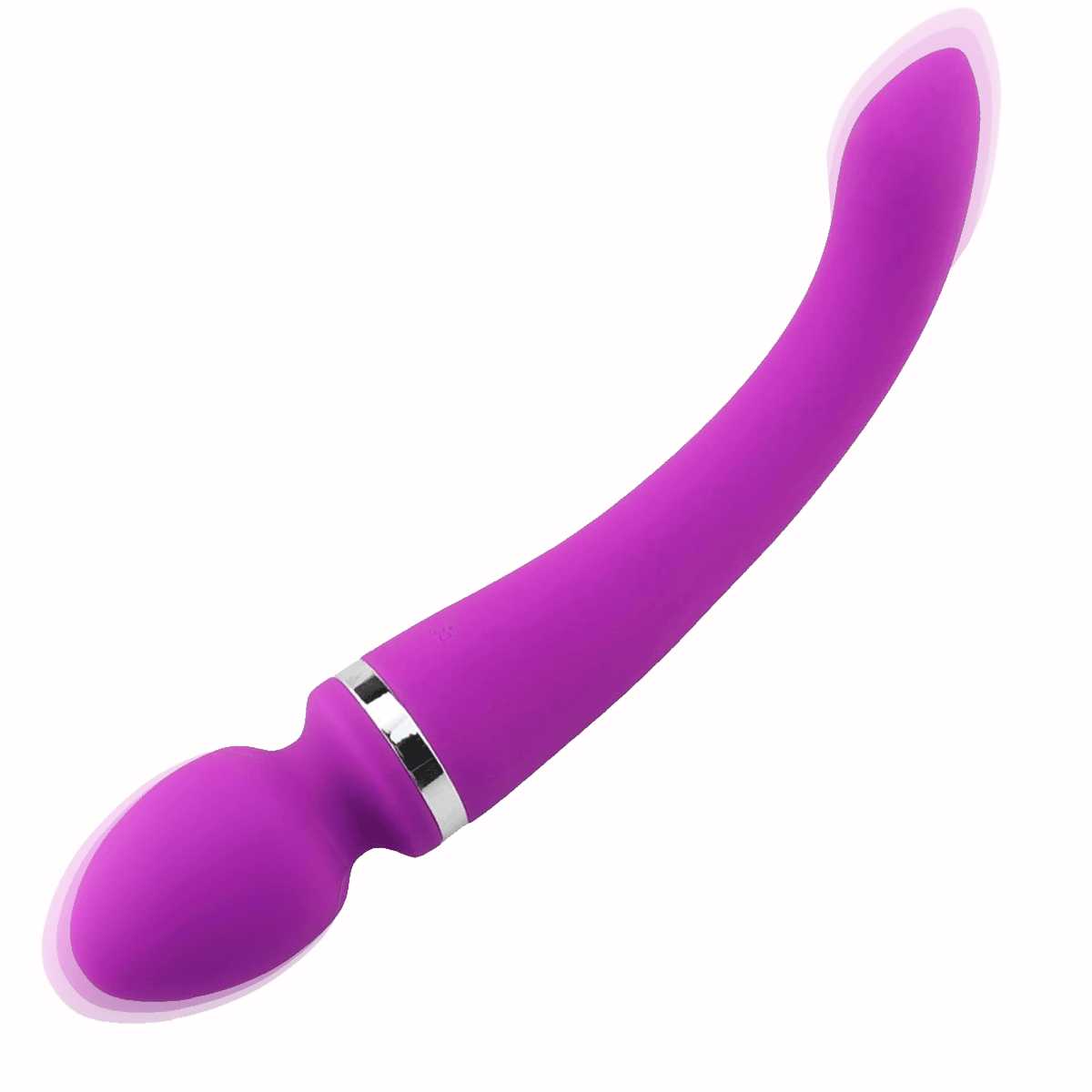 MASSAGE STICK Çift Taraflı G-Spot ve Klitoris Masaj Vibratörü - Mor