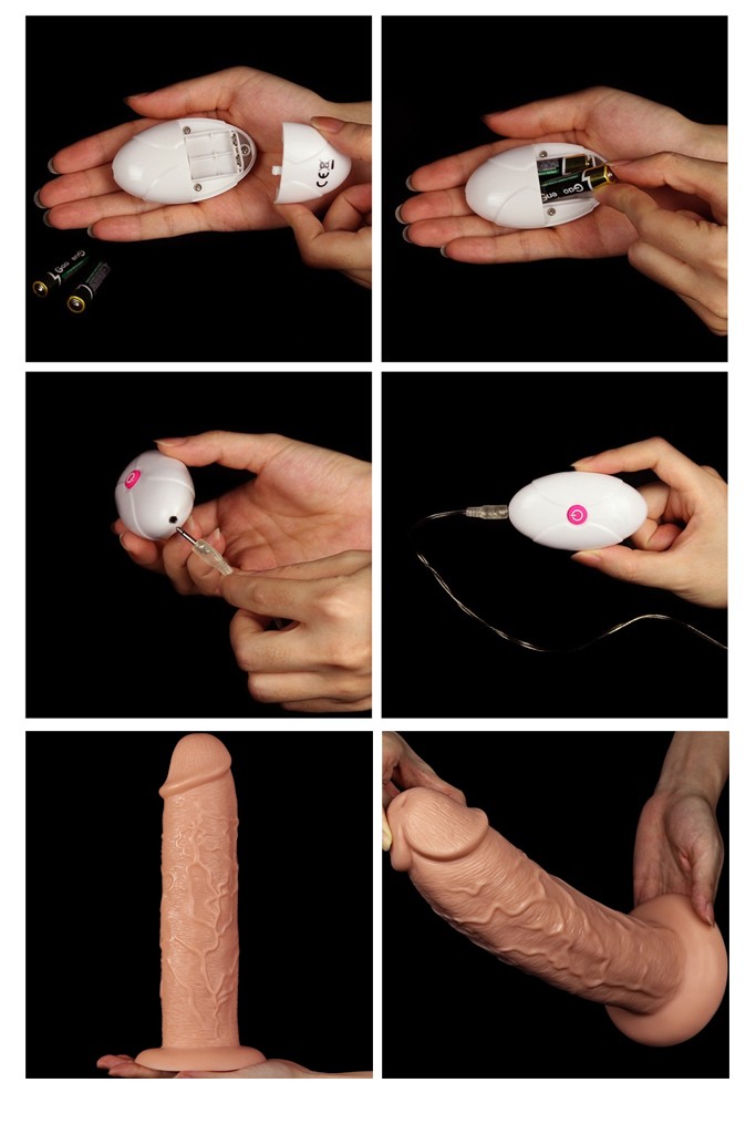 Fisting Gerçekçi Büyük Boy Titreşimli Dildo 28x6 cm
