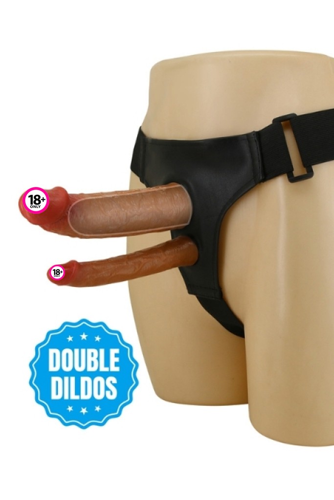 Keaven 4cm Uzatmalı İçi Boş Çatal Protez Strapon Penis