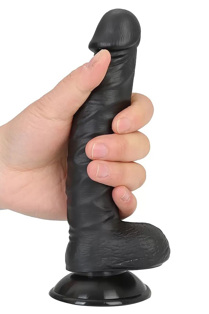 Marshall Realistik Dildo 21 cm - Siyah