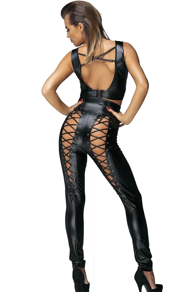 Dekolteli Büstiyer Pantolon Takım