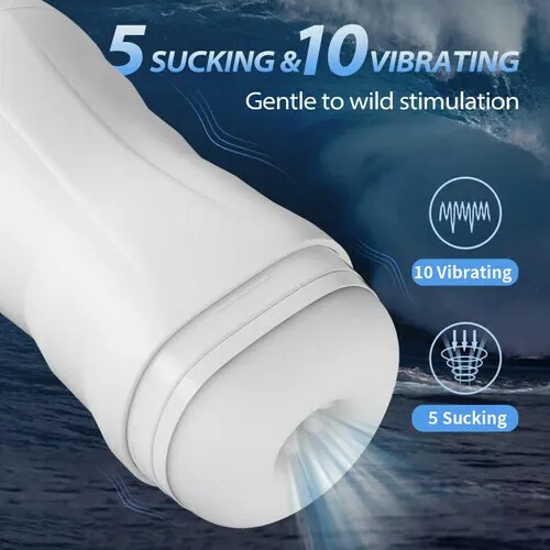Otomatik Vakumlu Ve Titreşimli Mastürbatör