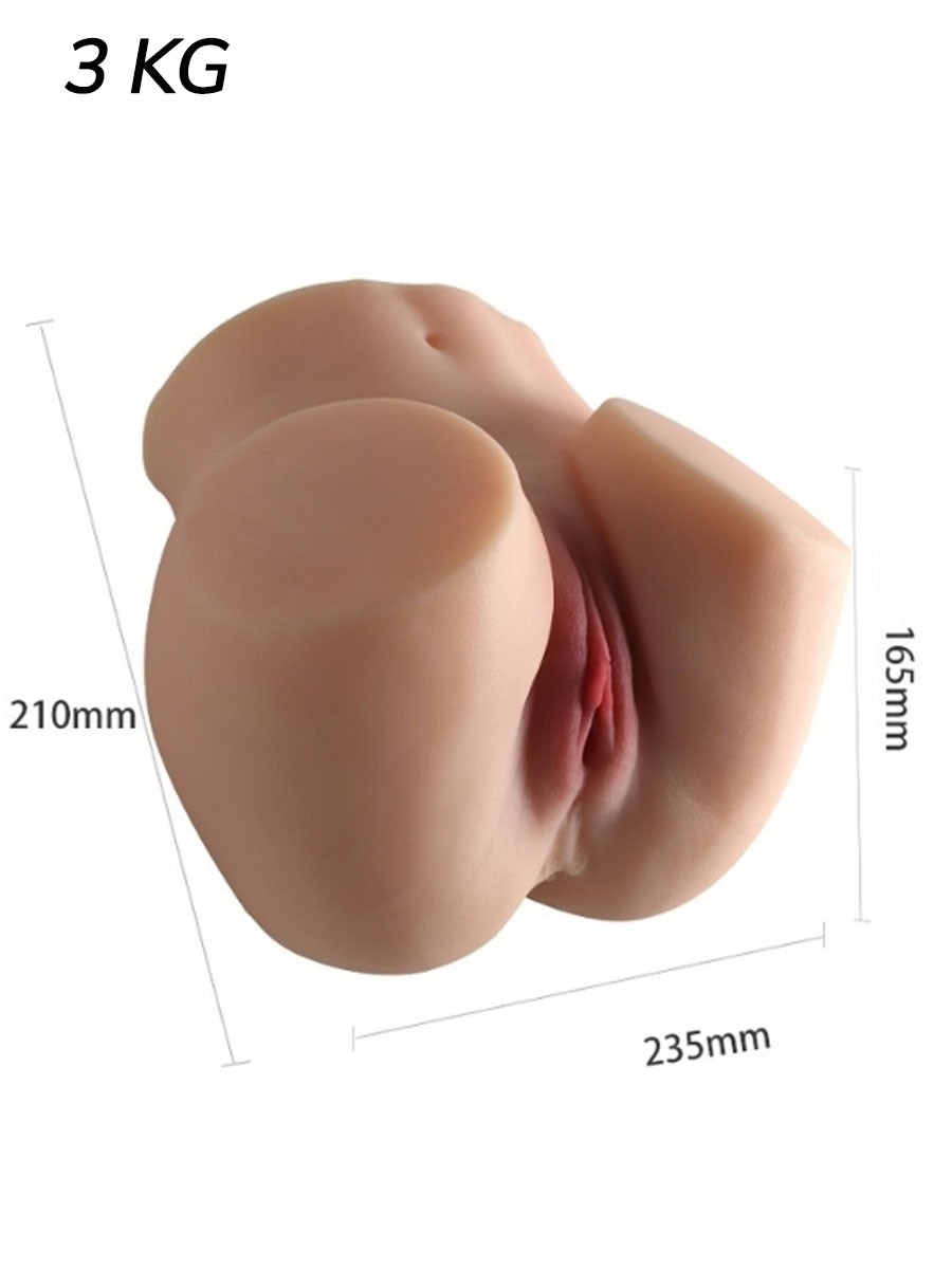 Çift Girişli Premium Realistik Kalça 3 KG