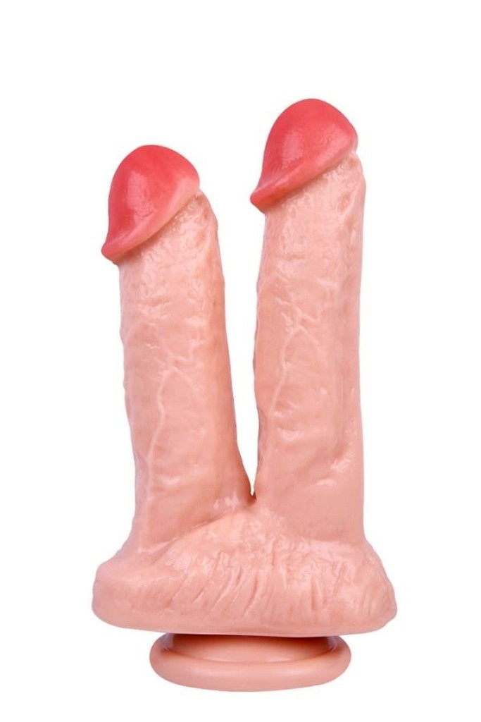 Libido Çiftli Çatal Realistik Dildo