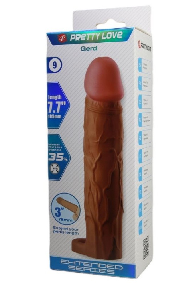 Gerd Uzatmalı Penis Kılıfı Brown