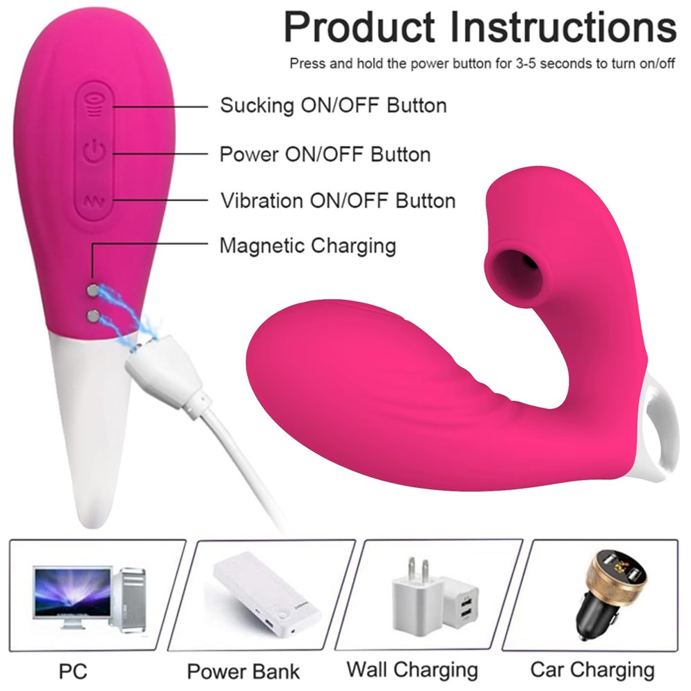 AIWEI PRO 3 Yönlü (Emiş, G Darbe, Titreşim) Şarjlı Vibratör