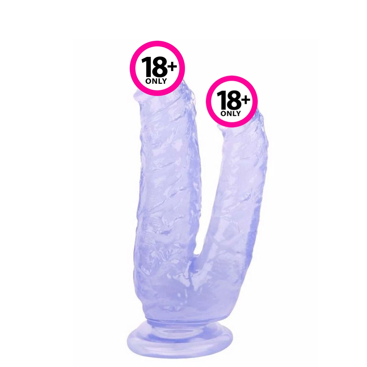 Libido Çatal Dildo Mor