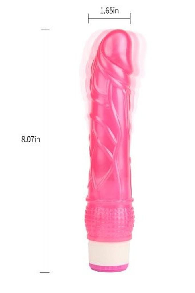 Yumuşak Jel Vibratör 20.5 cm