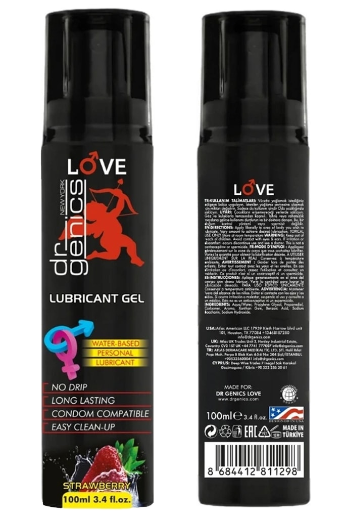 Love Çilek Kokulu Lubricant Kayganlaştırıcı Jel 100ml