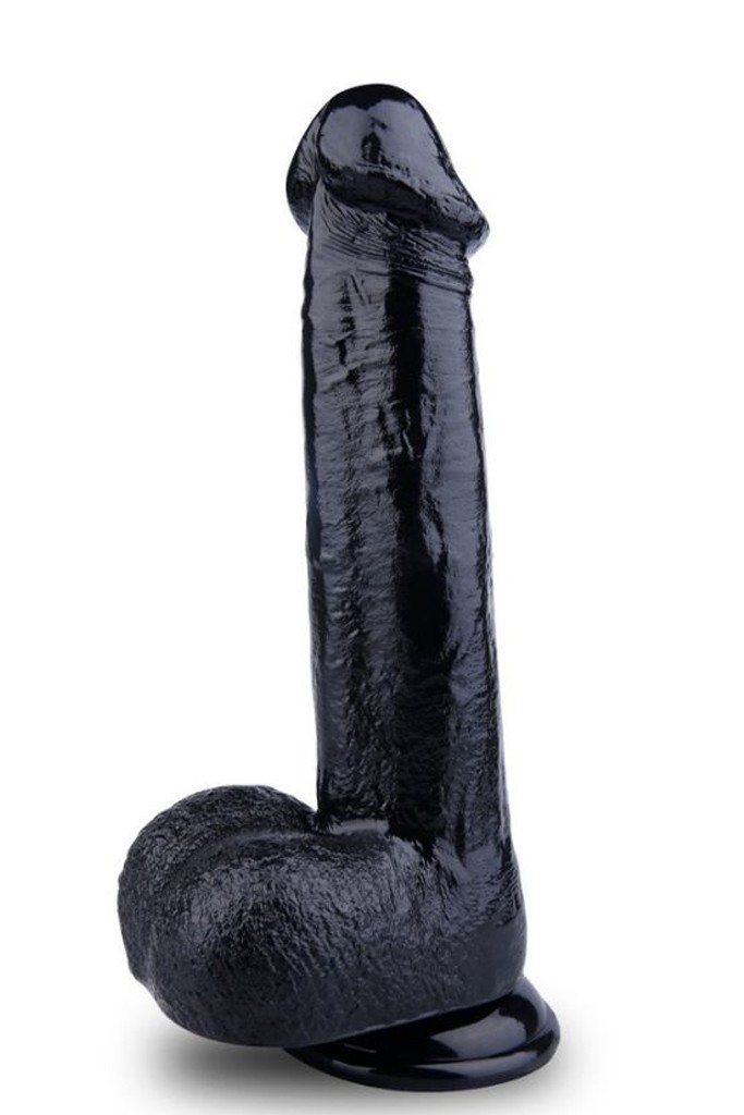 Libido 23 cm Siyah Realistik Dildo