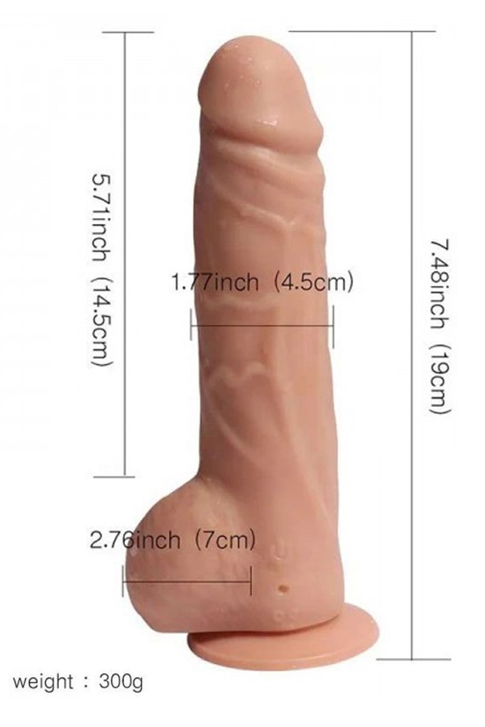 Big Detective Şarjlı Uzaktan Kumandalı Vibratör 19 cm