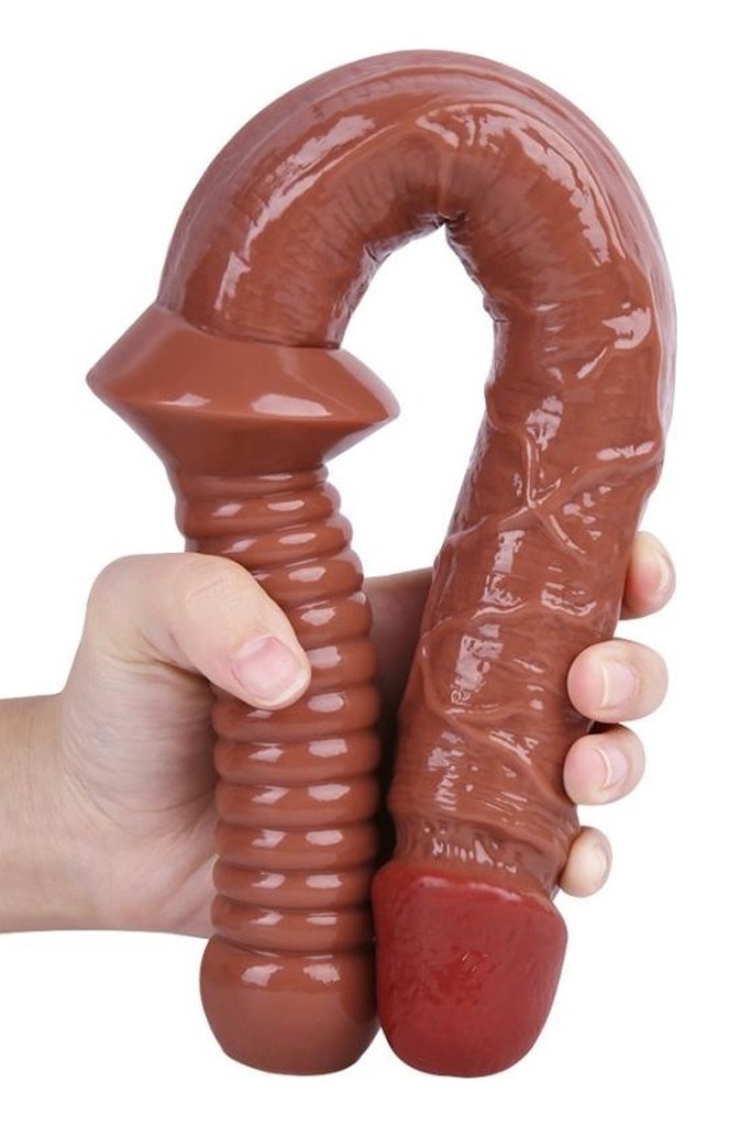 39 cm Saplı Realistik Dildo