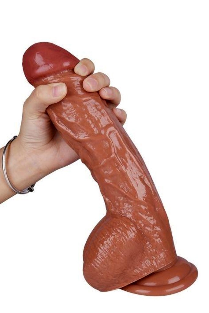 Libido 26,5 cm Büyük Boy Realistik Melez Dildo