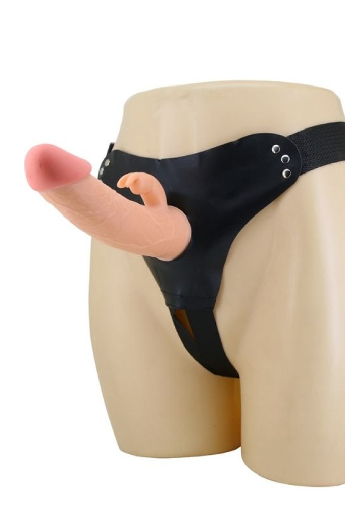 Mavis 5cm Dolgulu Realistik İçi Boş Protez Strapon Penis