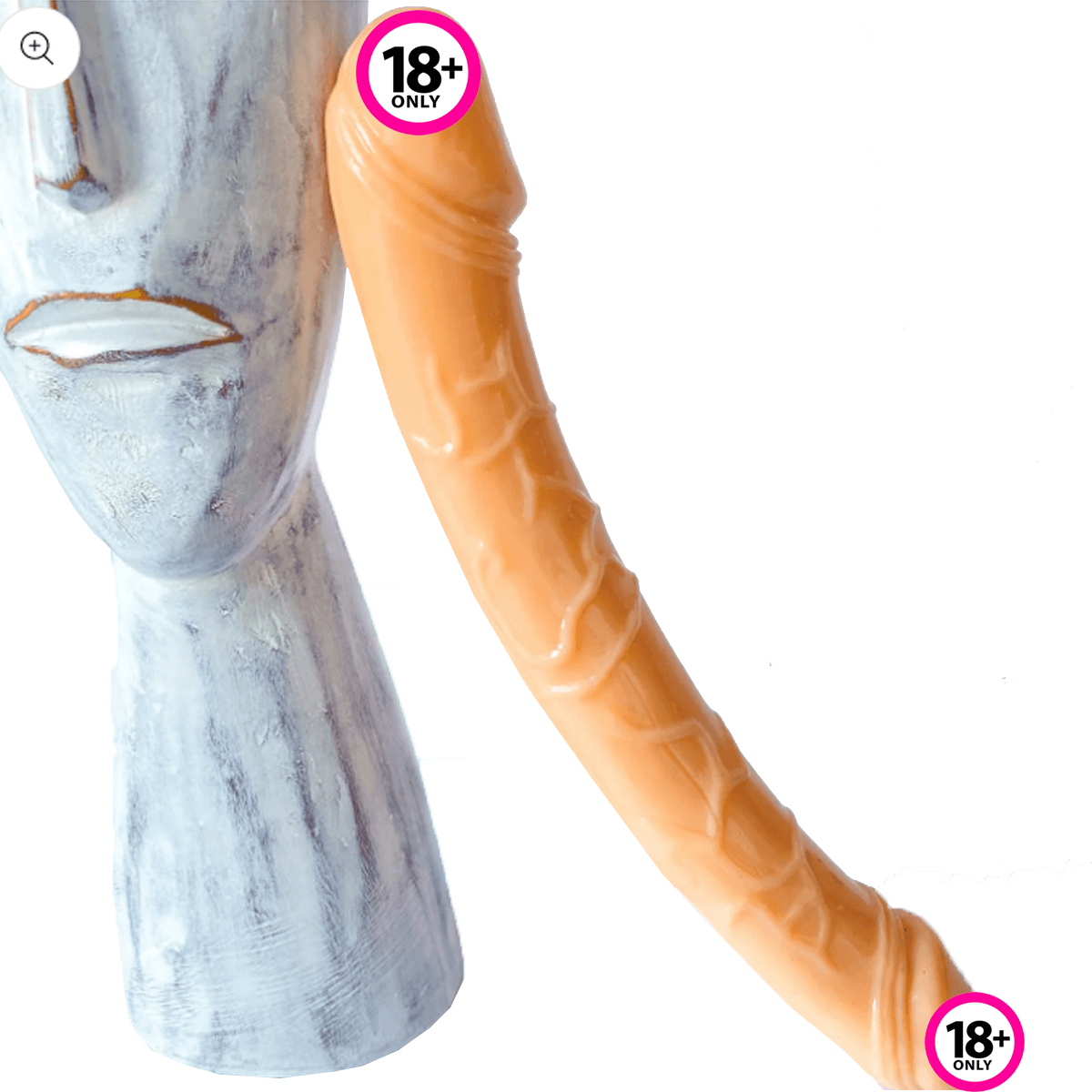 Double Dildo Realistik Çift Başlı 37,5 cm