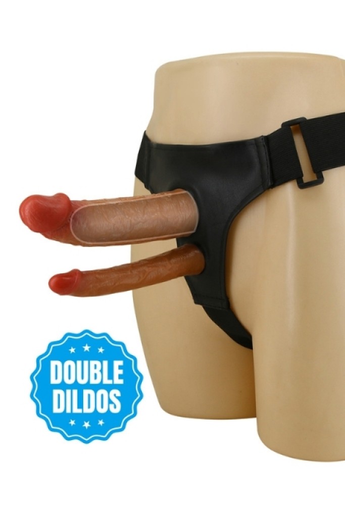 Keaven 4cm Uzatmalı İçi Boş Çatal Protez Strapon Penis