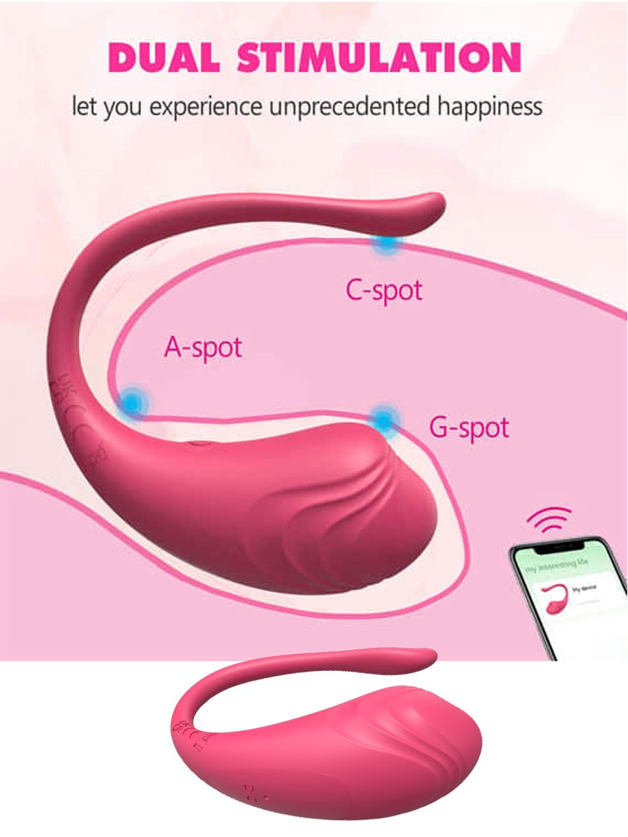 Little Tadpole Uygulama Kontrollü Şarjlı Vibratör